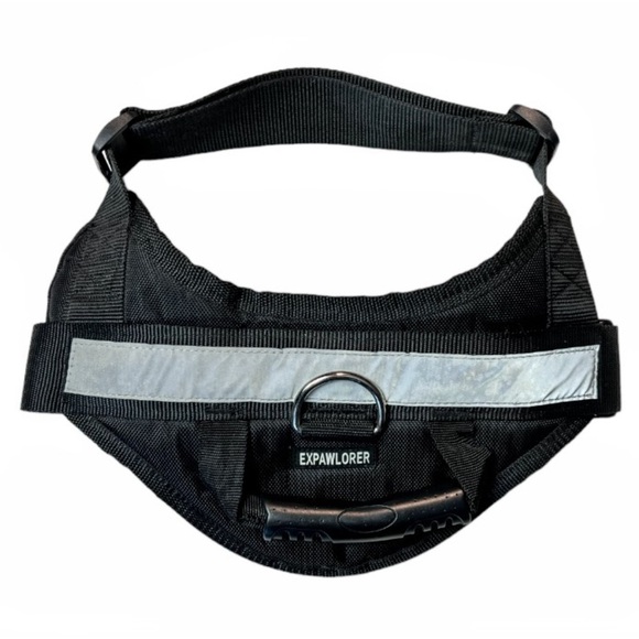 Expawlorer Black Reflective Dog Harness Padded With Adjustable Straps Size Lg - Picture 6 of 8